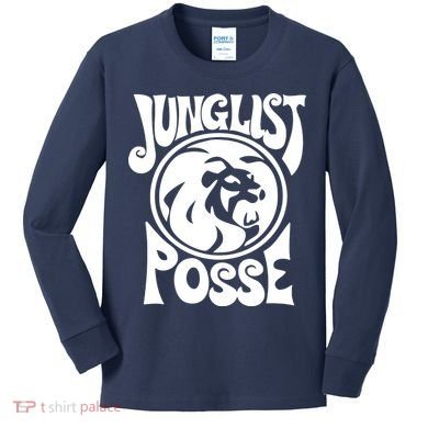 JUNGLIST REGGAE DRUM Kids Long Sleeve Shirt
