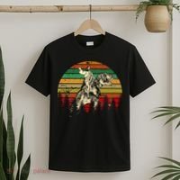 Jesus Riding Dinosaur Vintage T-Shirt thumb 2