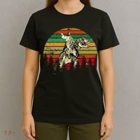 Jesus Riding Dinosaur Vintage T-Shirt thumb 4