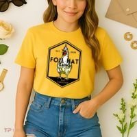 Jessica Rojas Foil Hat Gang Comfort Colors Boxy T-Shirt thumb 2