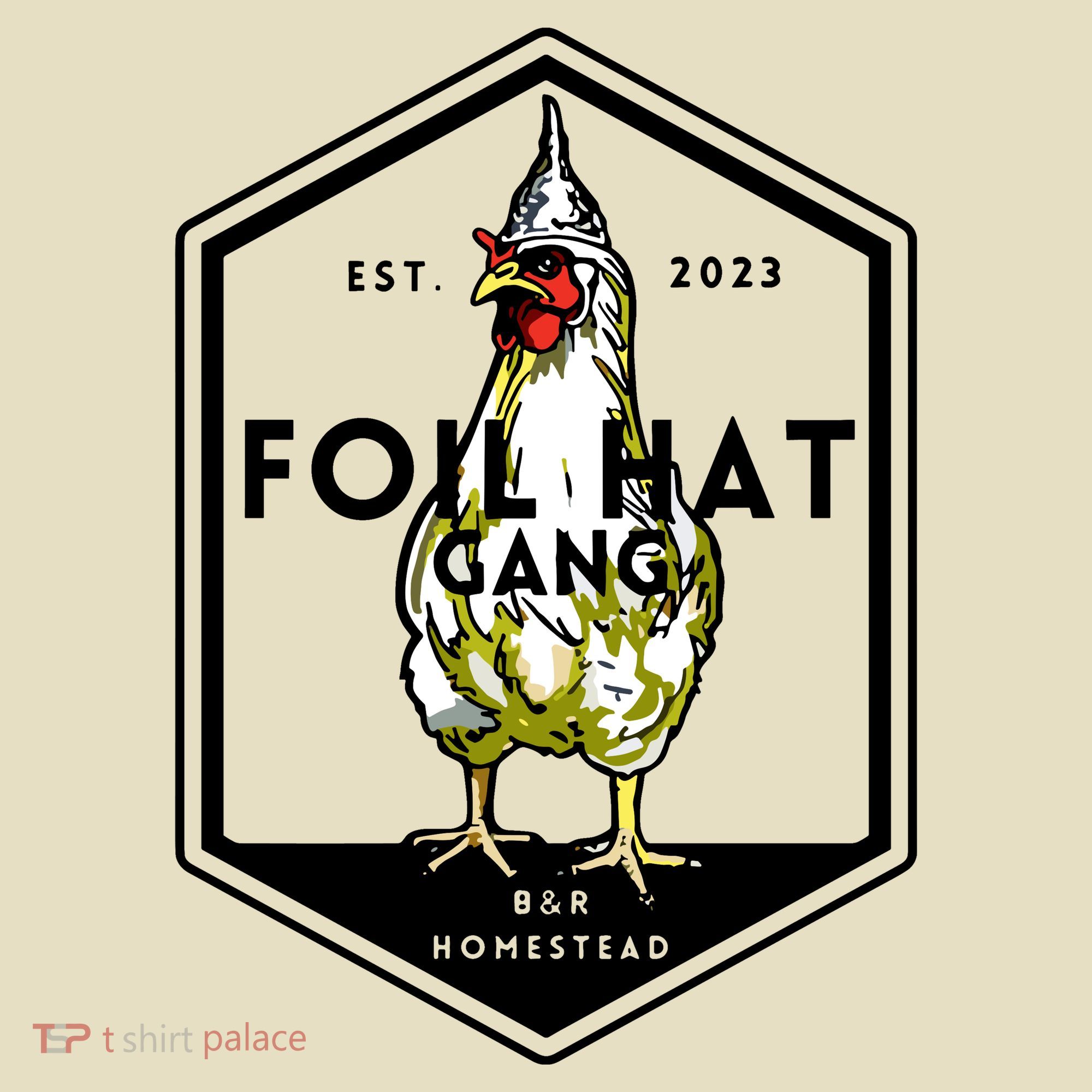 Jessica Rojas Foil Hat Gang Comfort Colors Boxy T-Shirt