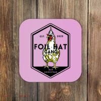 Jessica Rojas Foil Hat Gang Coaster thumb 0