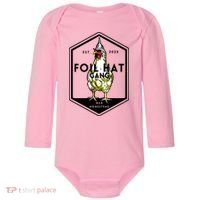 Jessica Rojas Foil Hat Gang Baby Long Sleeve Bodysuit thumb 0