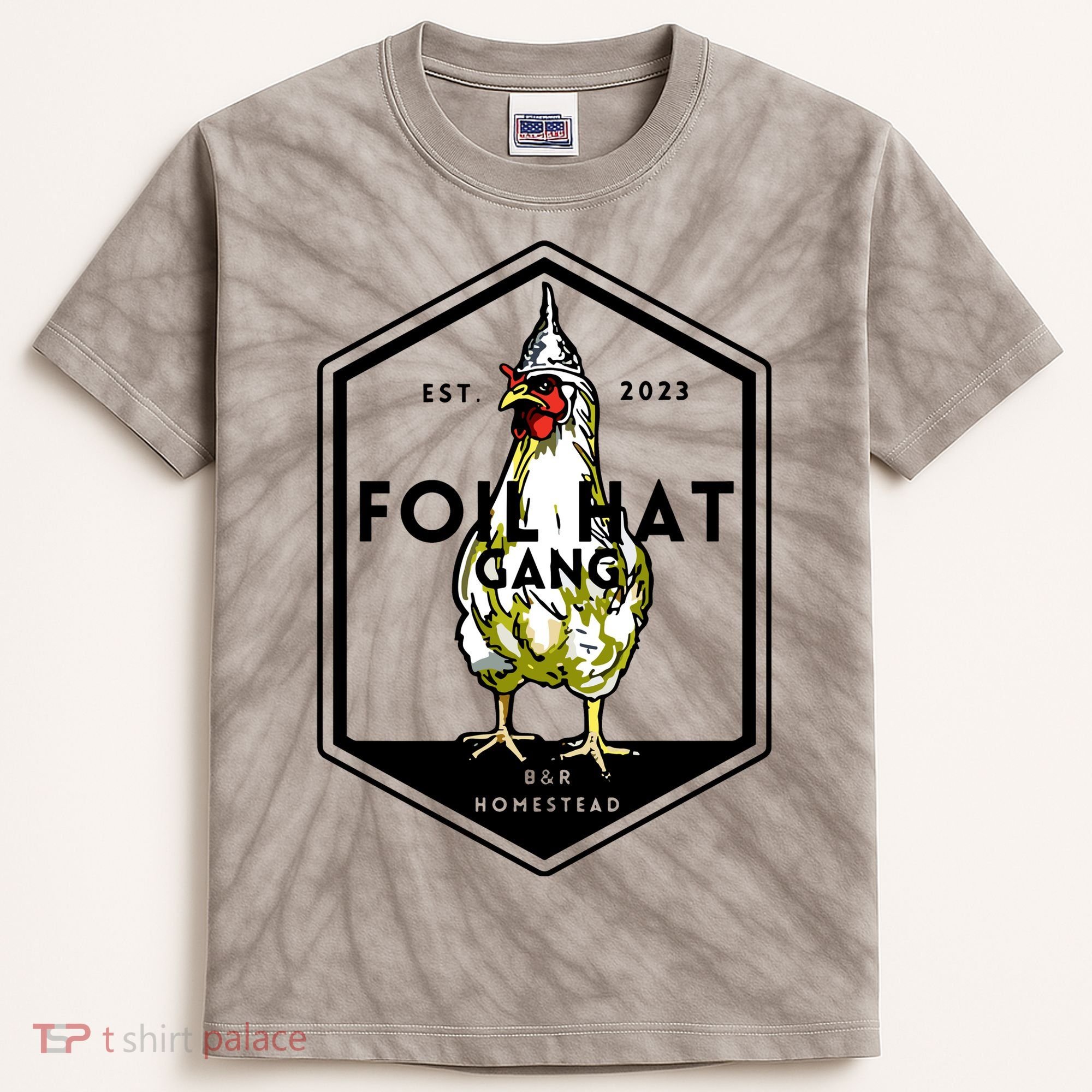 Jessica Rojas Foil Hat Gang Kids Tie-Dye T-Shirt