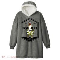 Jessica Rojas Foil Hat Gang Hooded Wearable Blanket thumb 0