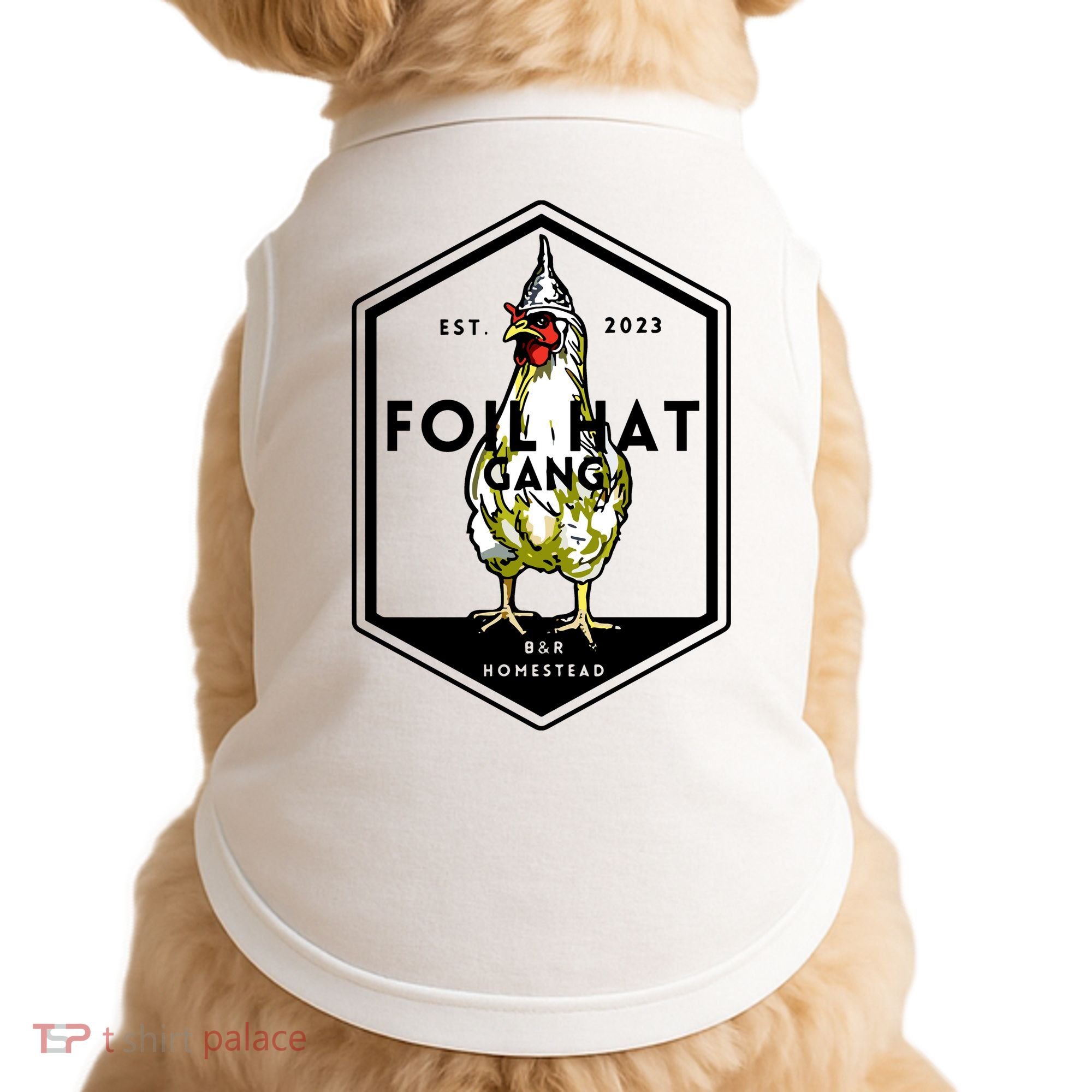 Jessica Rojas Foil Hat Gang Doggie Tank