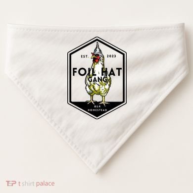 Jessica Rojas Foil Hat Gang USA-Made Doggie Bandana