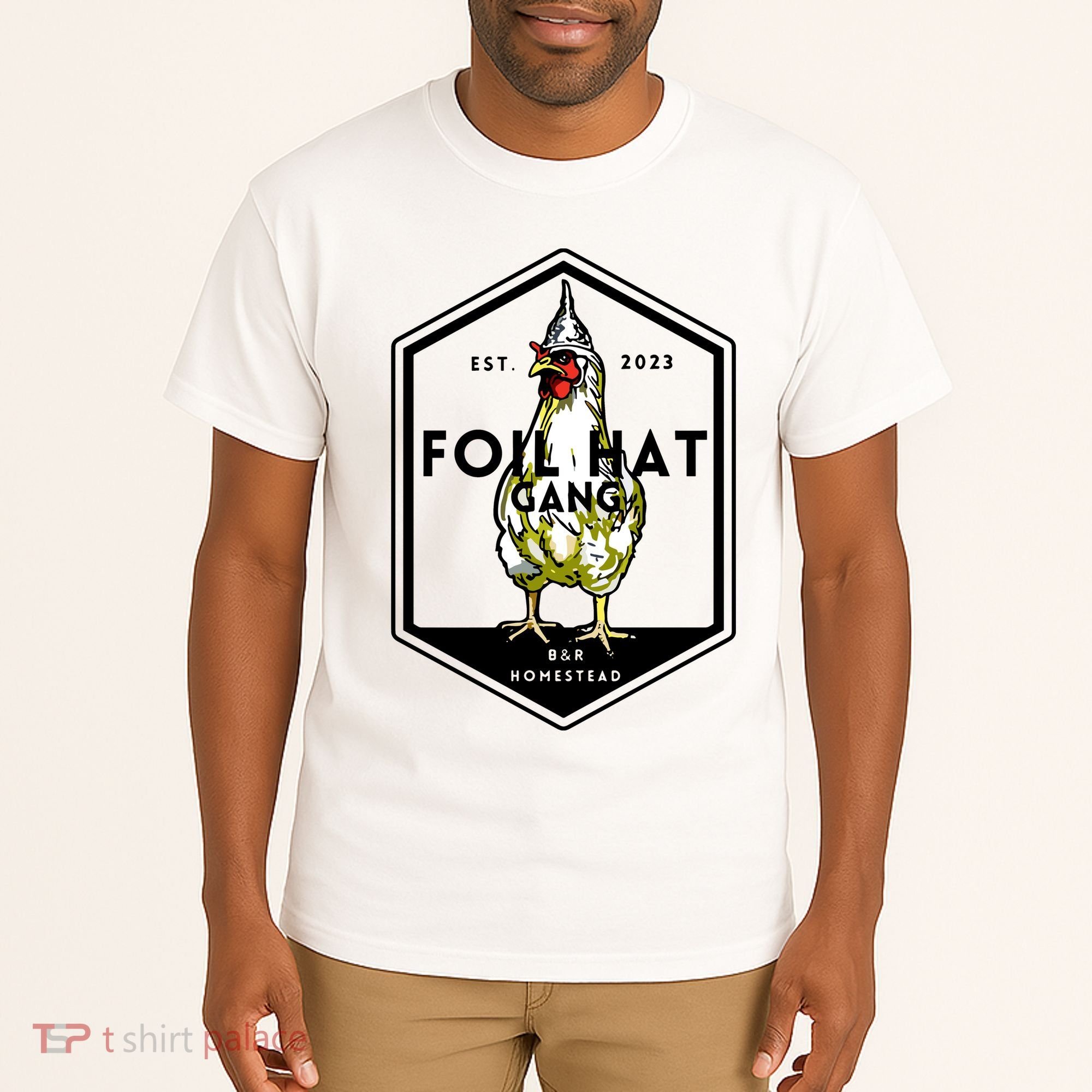 Jessica Rojas Foil Hat Gang Tall T-Shirt