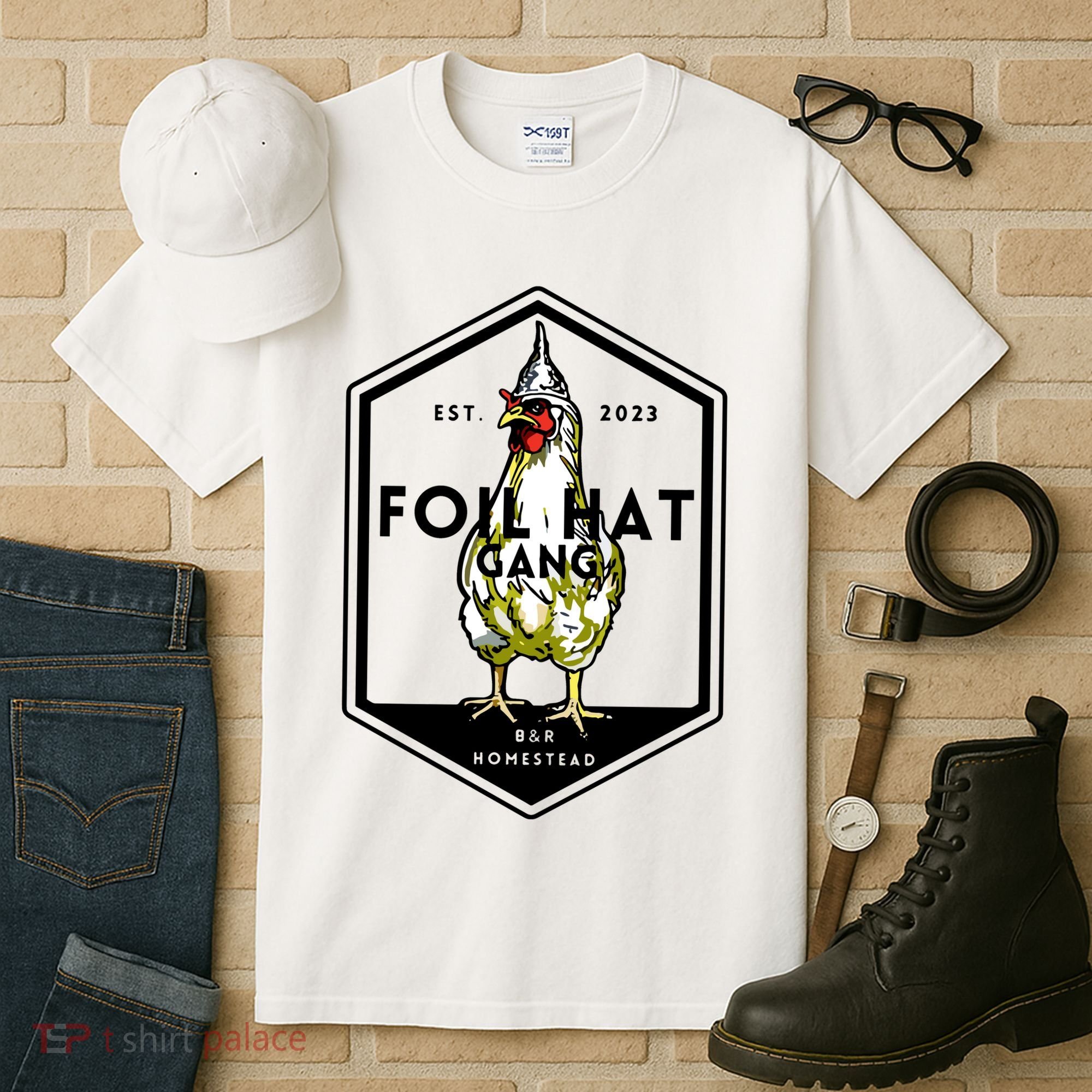 Jessica Rojas Foil Hat Gang Tall T-Shirt