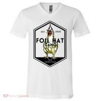 Jessica Rojas Foil Hat Gang V-Neck T-Shirt thumb 0