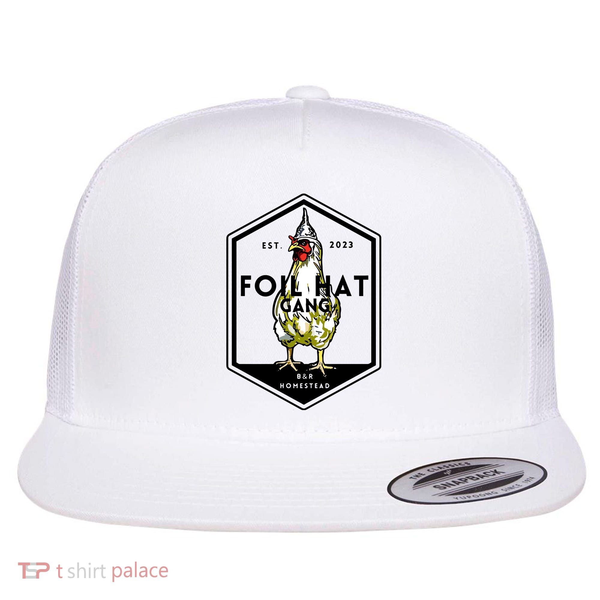Jessica Rojas Foil Hat Gang Flat Bill Trucker Hat