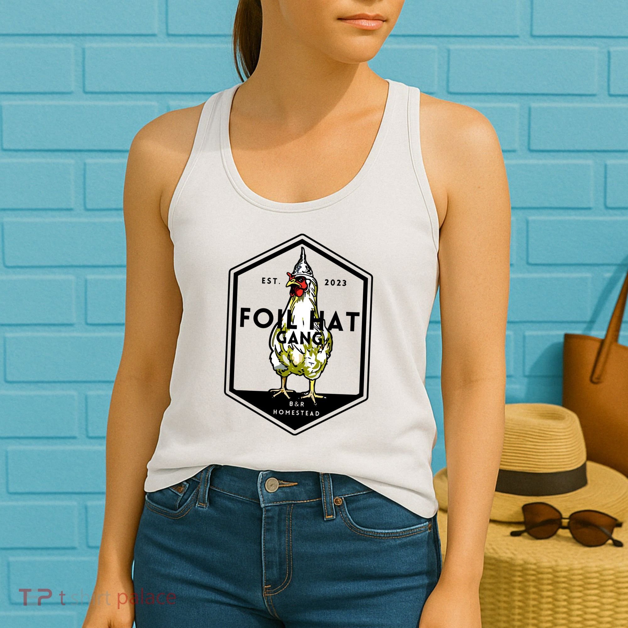 Jessica Rojas Foil Hat Gang Women's Tank Top
