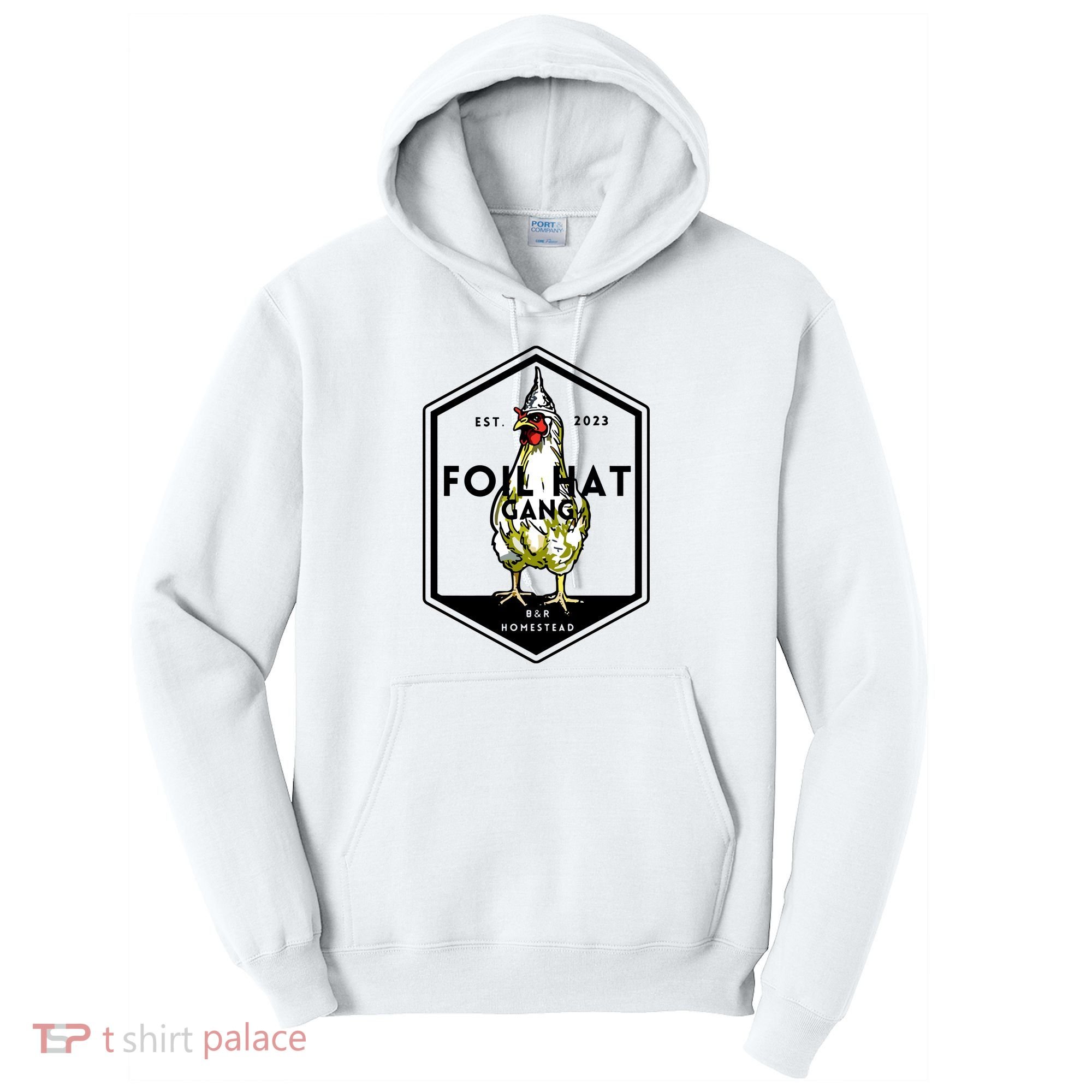 Jessica Rojas Foil Hat Gang Tall Hoodie