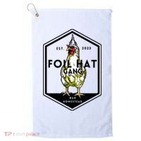 Jessica Rojas Foil Hat Gang Golf Towel thumb 0
