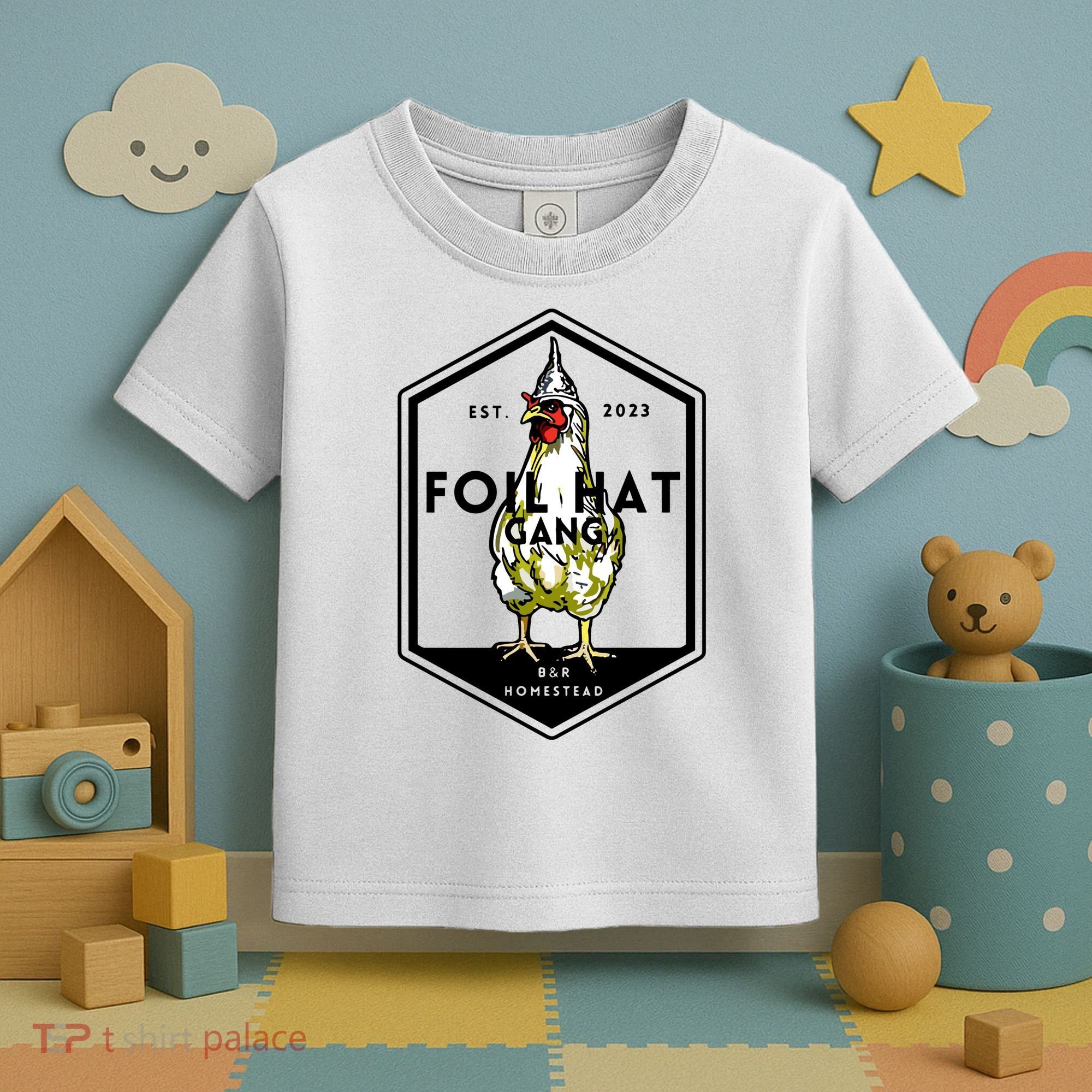 Jessica Rojas Foil Hat Gang Toddler T-Shirt