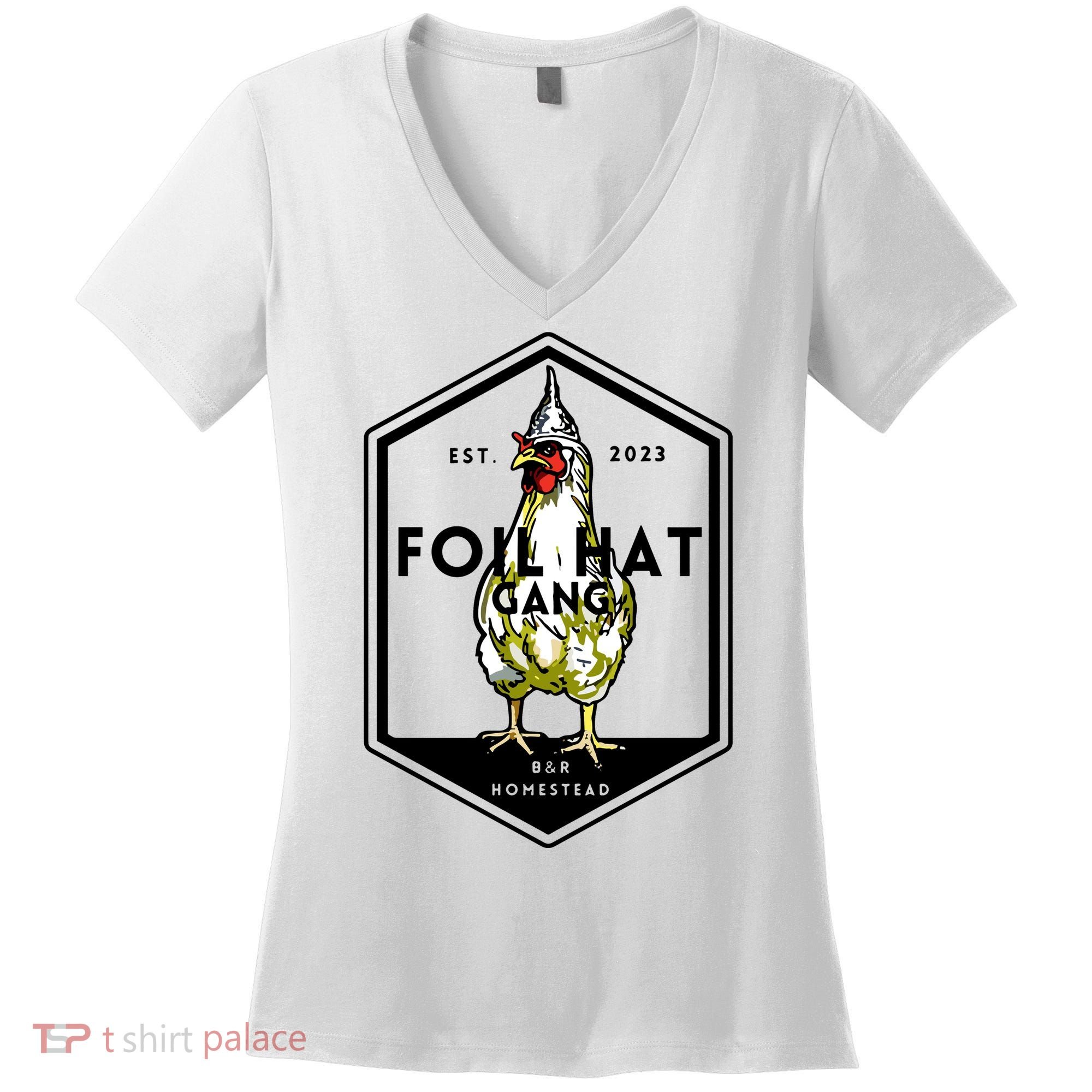 Jessica Rojas Foil Hat Gang Women's V-Neck T-Shirt