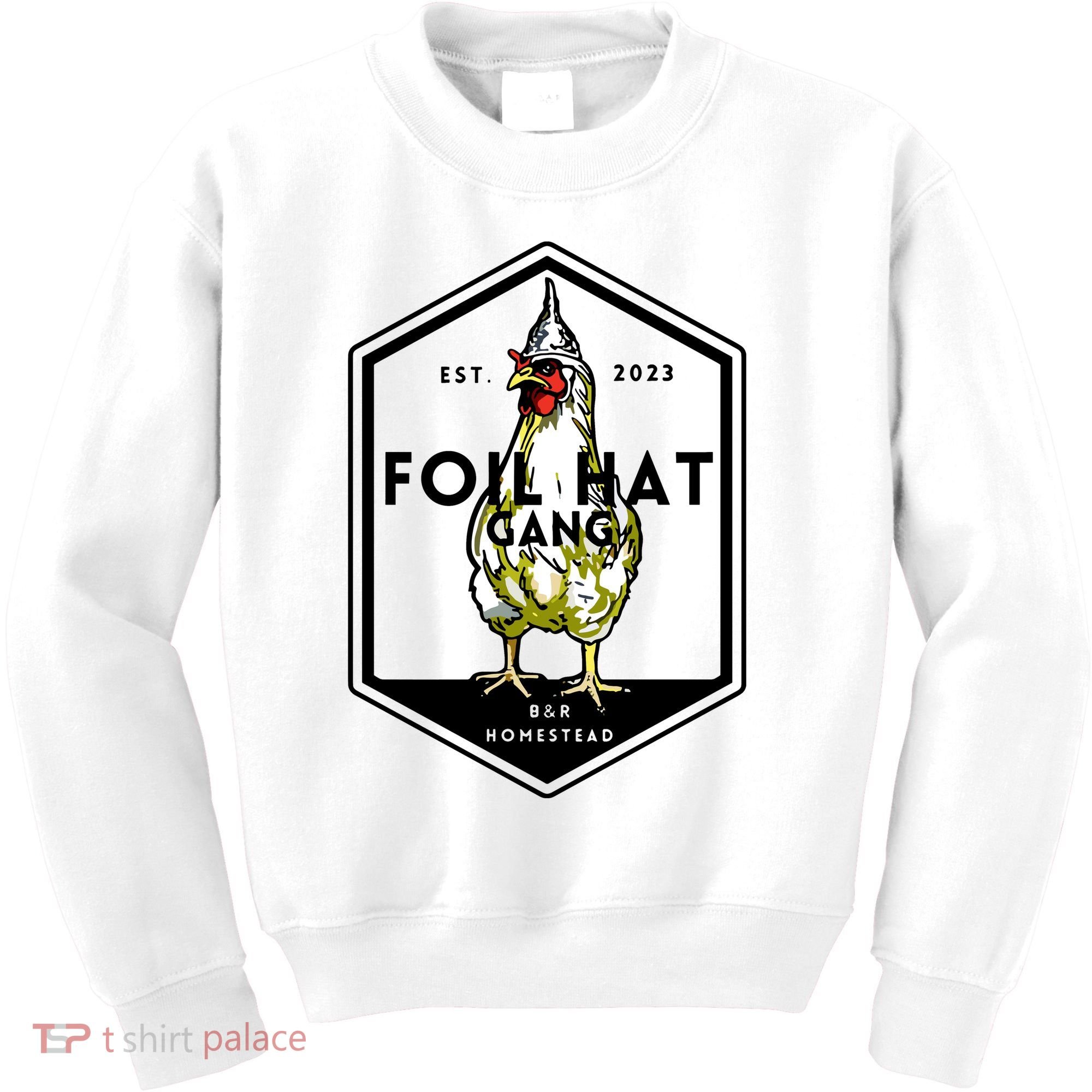 Jessica Rojas Foil Hat Gang Kids Sweatshirt