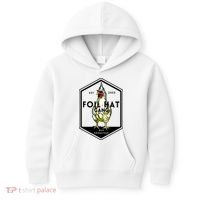 Jessica Rojas Foil Hat Gang Kids Hoodie thumb 0