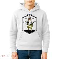 Jessica Rojas Foil Hat Gang Kids Hoodie thumb 4