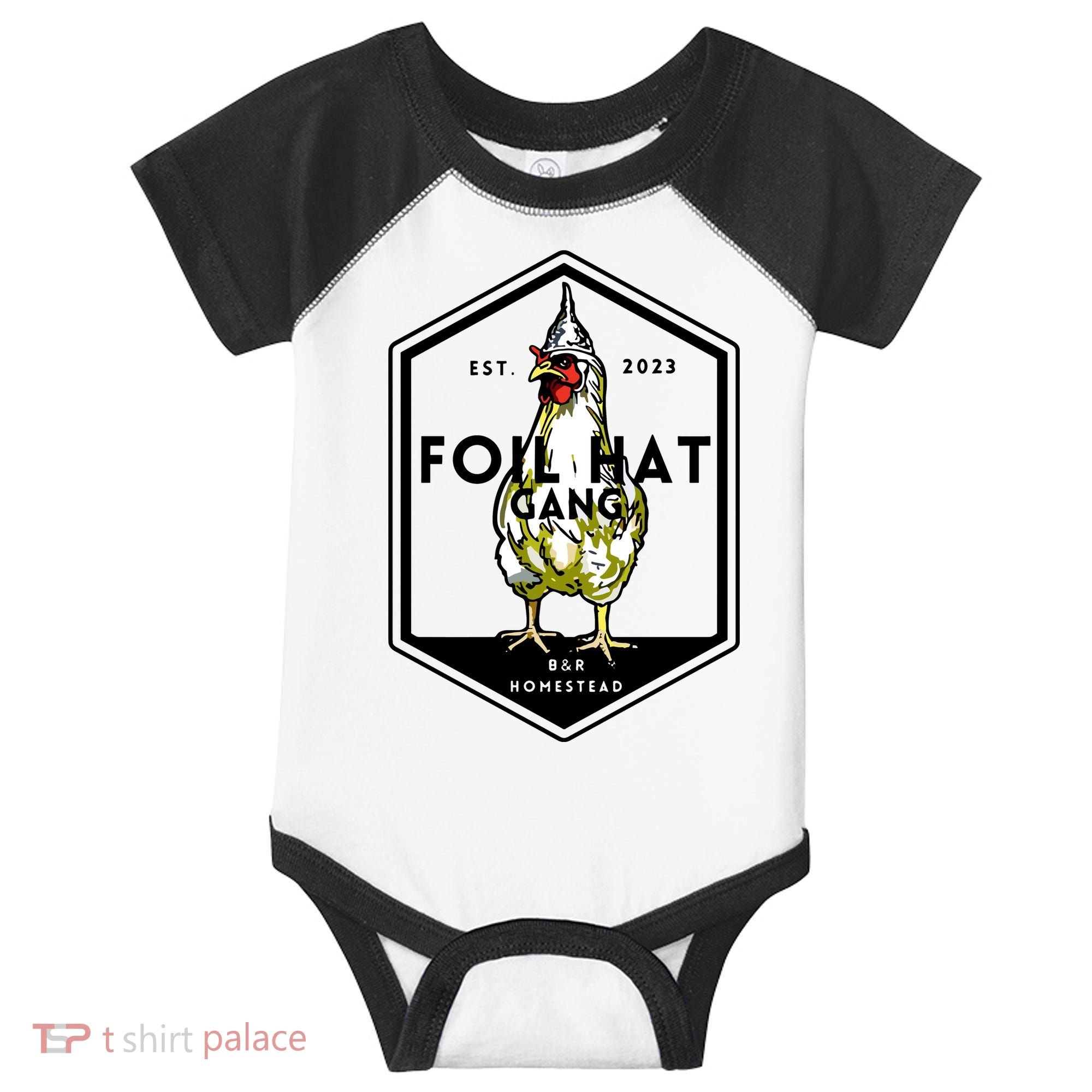 Jessica Rojas Foil Hat Gang Infant Baby Jersey Bodysuit