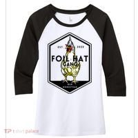 Jessica Rojas Foil Hat Gang Women's Tri-Blend 3/4-Sleeve Raglan Shirt thumb 0