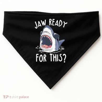 Jaw Ready For This Shark Week USA-Made Doggie Bandana