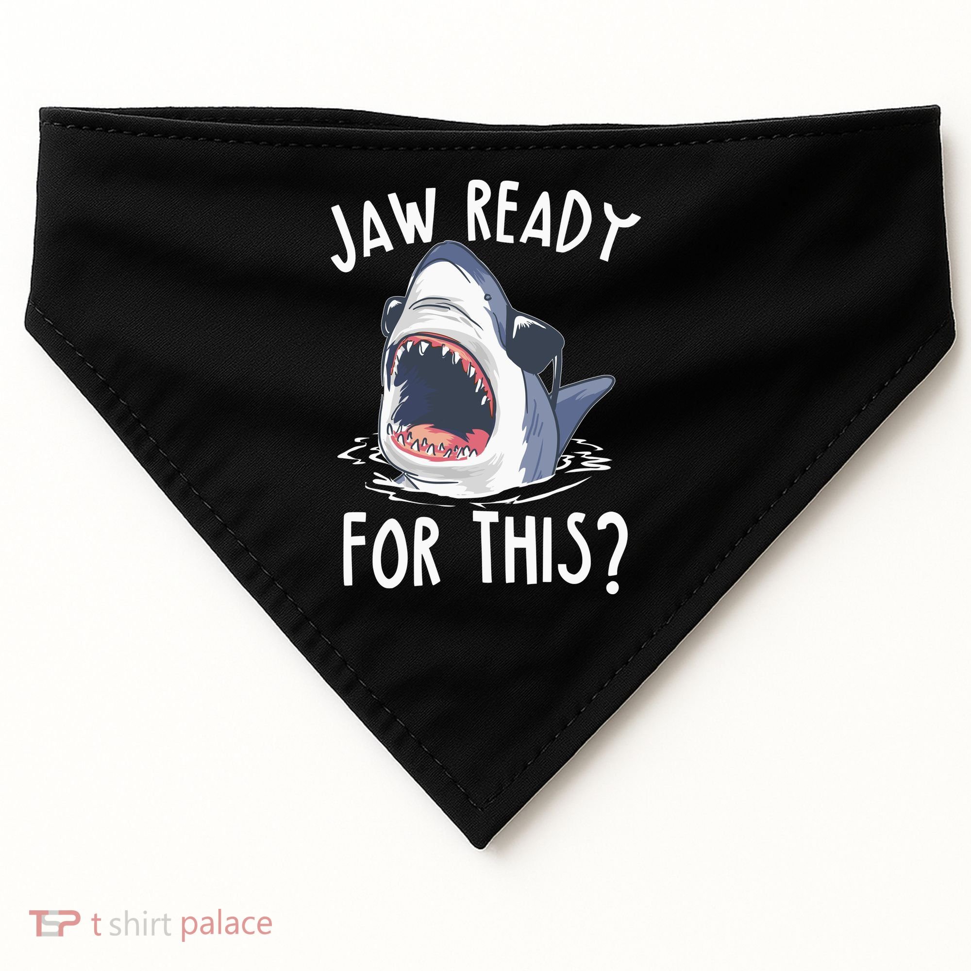Jaw Ready For This Shark Week USA-Made Doggie Bandana