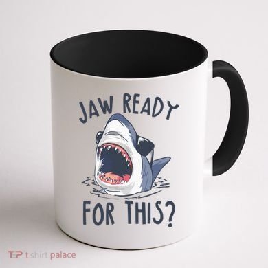 Jaw Ready For This Shark Week Coffee Mug back