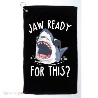 Jaw Ready For This Shark Week Golf Towel