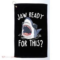 Jaw Ready For This Shark Week Golf Towel thumb 0