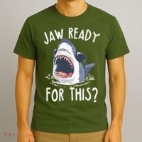 Jaw Ready For This Shark Week T-Shirt thumb 3