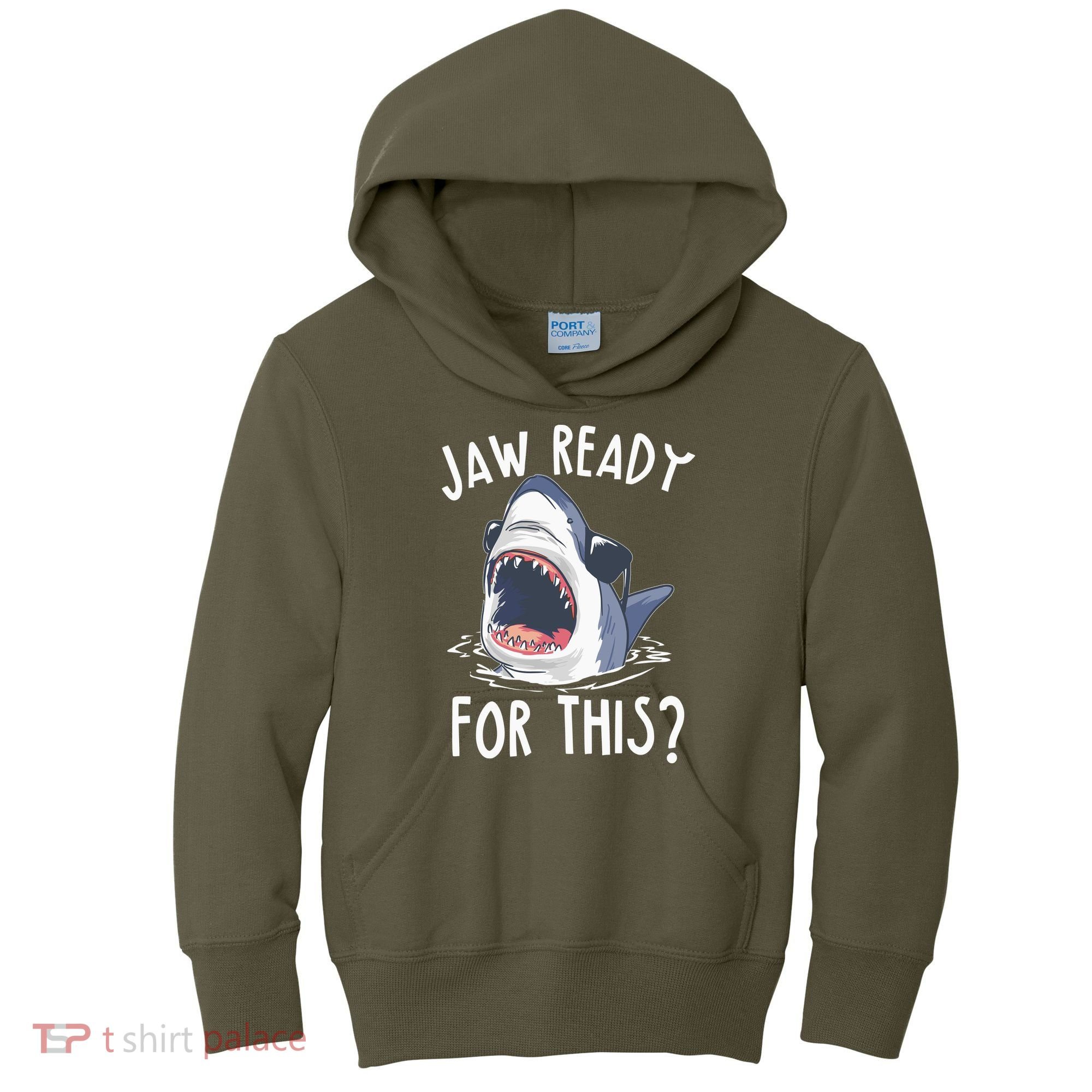 Jaw Ready For This Shark Week Kids Hoodie