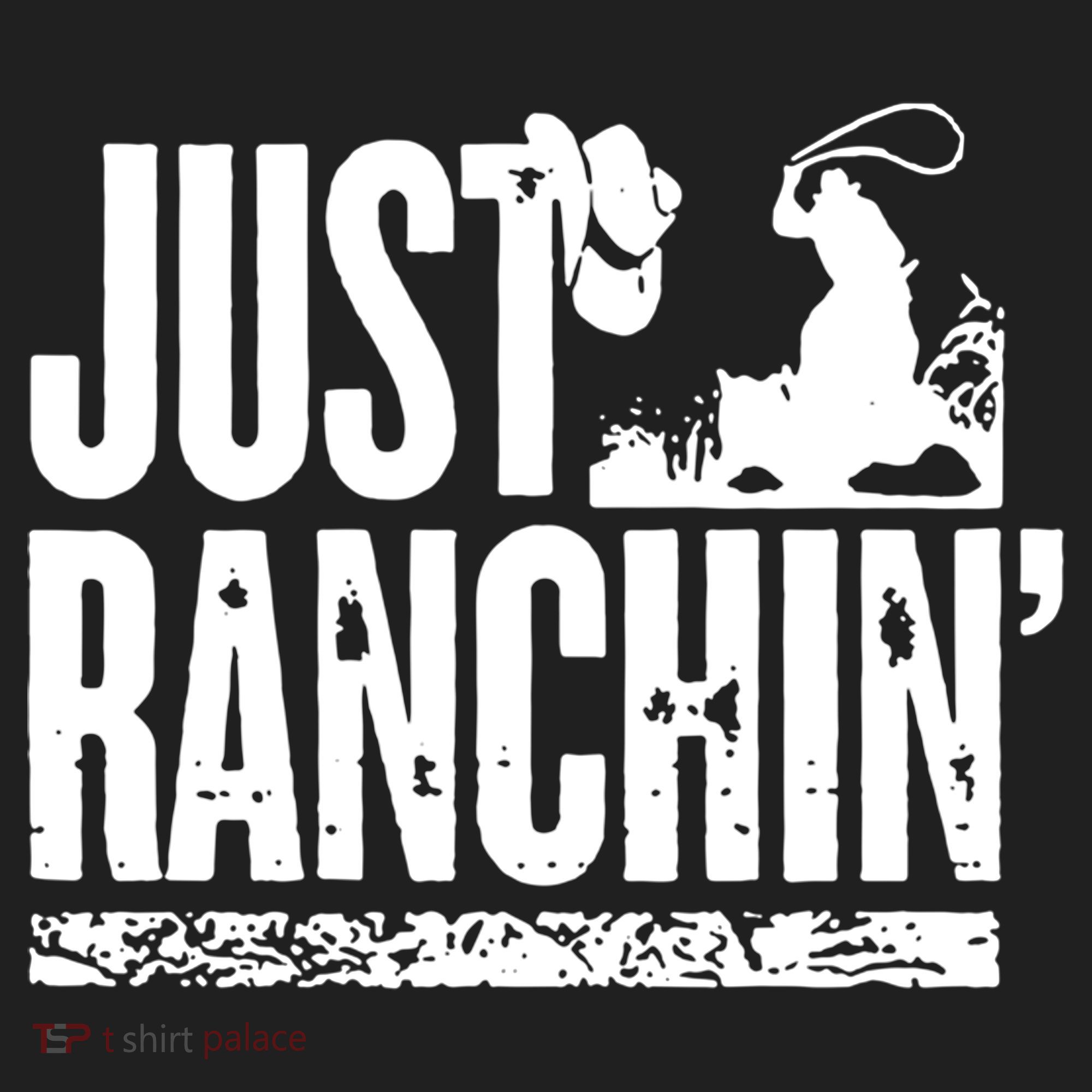 Just Ranchin' Farmer Cow Horse Cow Rodeo Lovers Meaningful Gift Hat