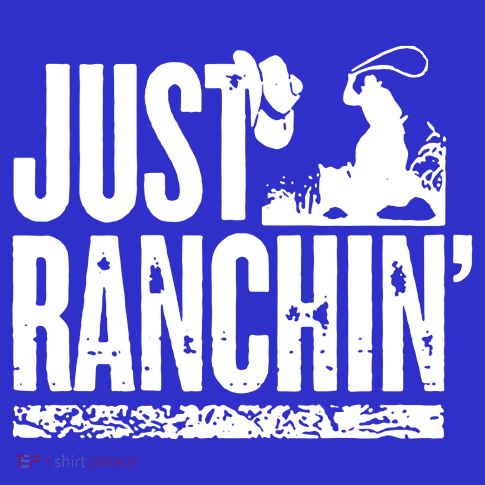 Just Ranchin' Farmer Cow Horse Cow Rodeo Lovers Meaningful Gift Baby Bodysuit