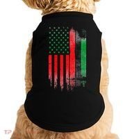 Juneteenth Red Green Black History American African flag Doggie Tank thumb 0