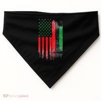Juneteenth Red Green Black History American African flag USA-Made Doggie Bandana thumb 0