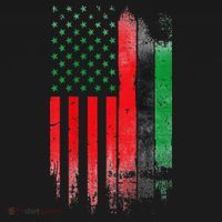Juneteenth Red Green Black History American African flag Women's Hoodie thumb 2