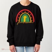 Juneteenth Rainbow Heart Fist Women's Sweatshirt thumb 0