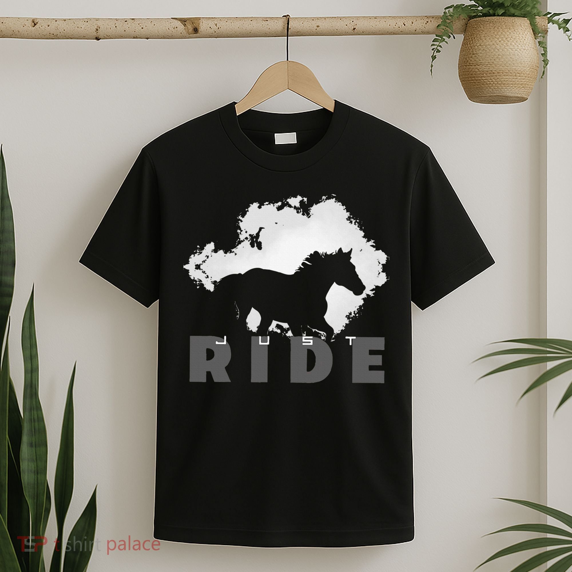 Just Ride Horseback Riding Apparel Horse T-Shirt