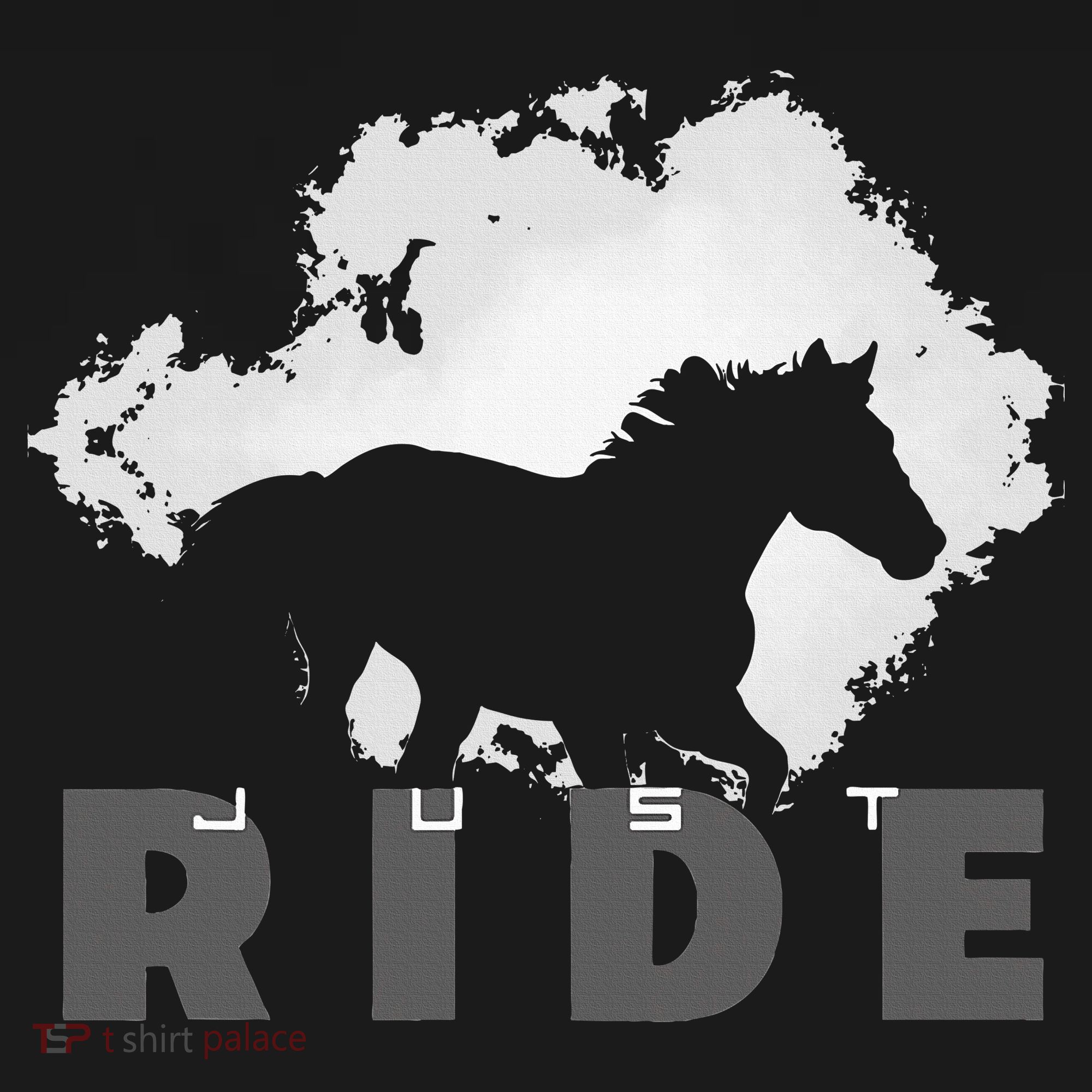 Just Ride Horseback Riding Apparel Horse T-Shirt