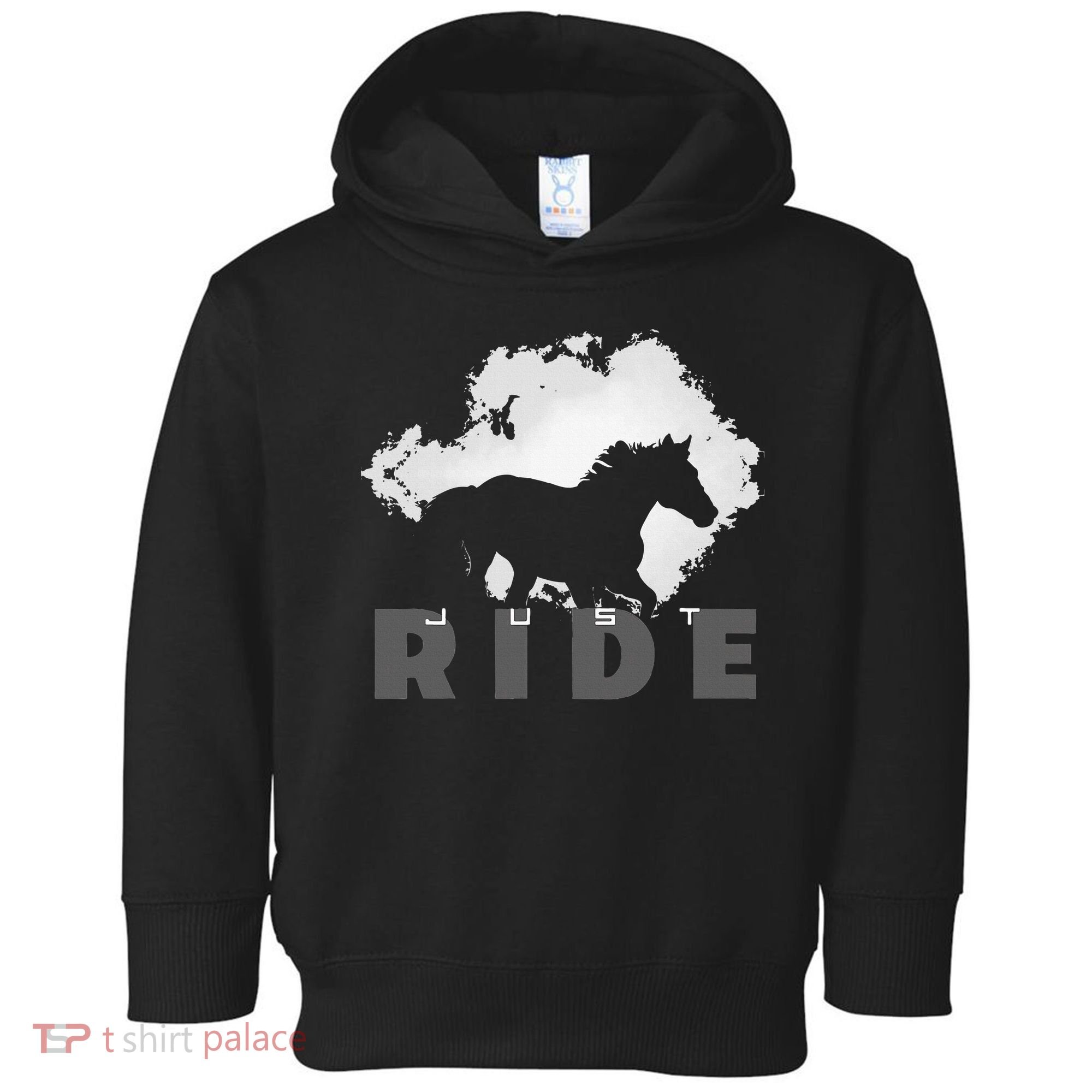 Just Ride Horseback Riding Apparel Horse Toddler Hoodie