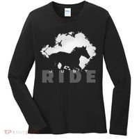 Just Ride Horseback Riding Apparel Horse Women's Long Sleeve Shirt thumb 0