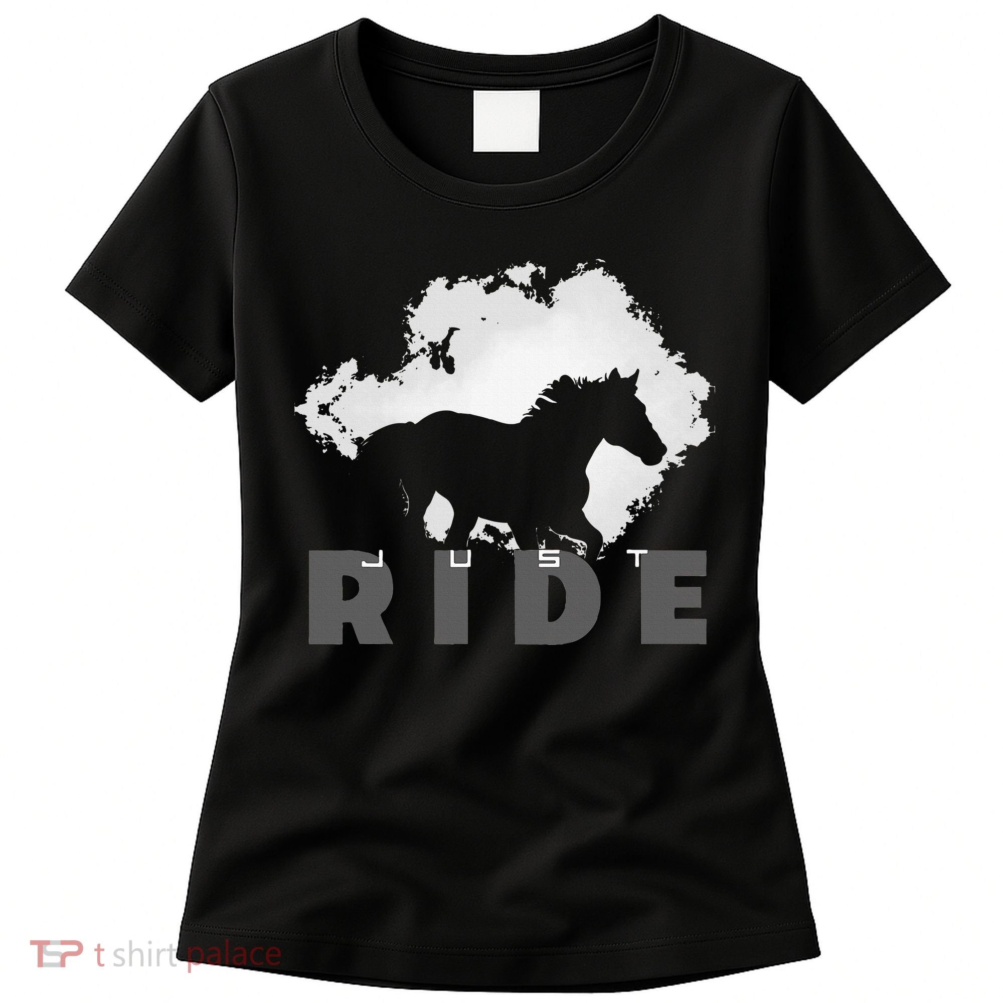 Just Ride Horseback Riding Apparel Horse Women's T-Shirt
