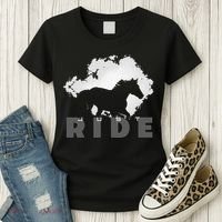 Just Ride Horseback Riding Apparel Horse Women's T-Shirt thumb 3
