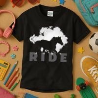Just Ride Horseback Riding Apparel Horse Kids T-Shirt thumb 3