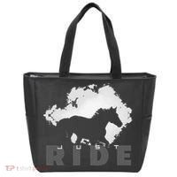 Just Ride Horseback Riding Apparel Horse Tote Bag thumb 0