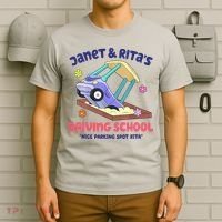 Janet & Rita Humorous Driving School Nice Parking Spot T-Shirt thumb 6