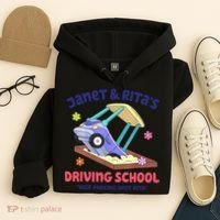 Janet & Rita Humorous Driving School Nice Parking Spot Hoodie thumb 4