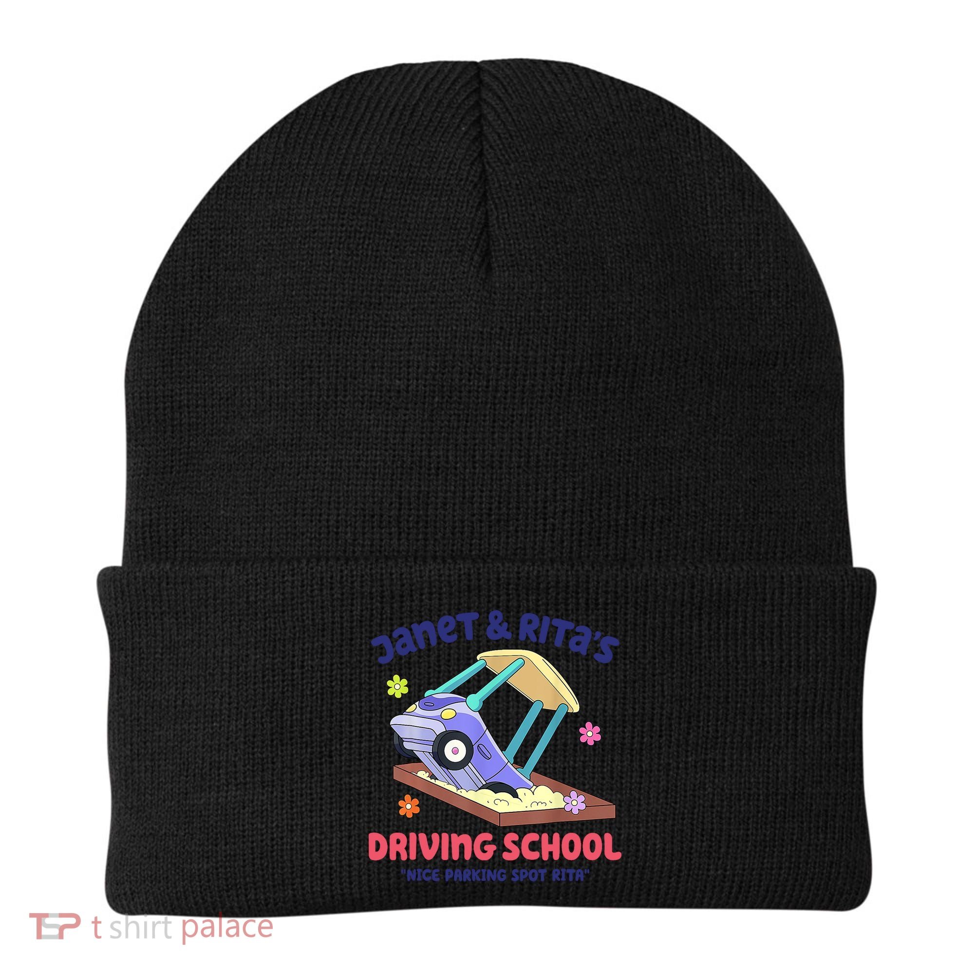 Janet & Rita Humorous Driving School Nice Parking Spot Beanie