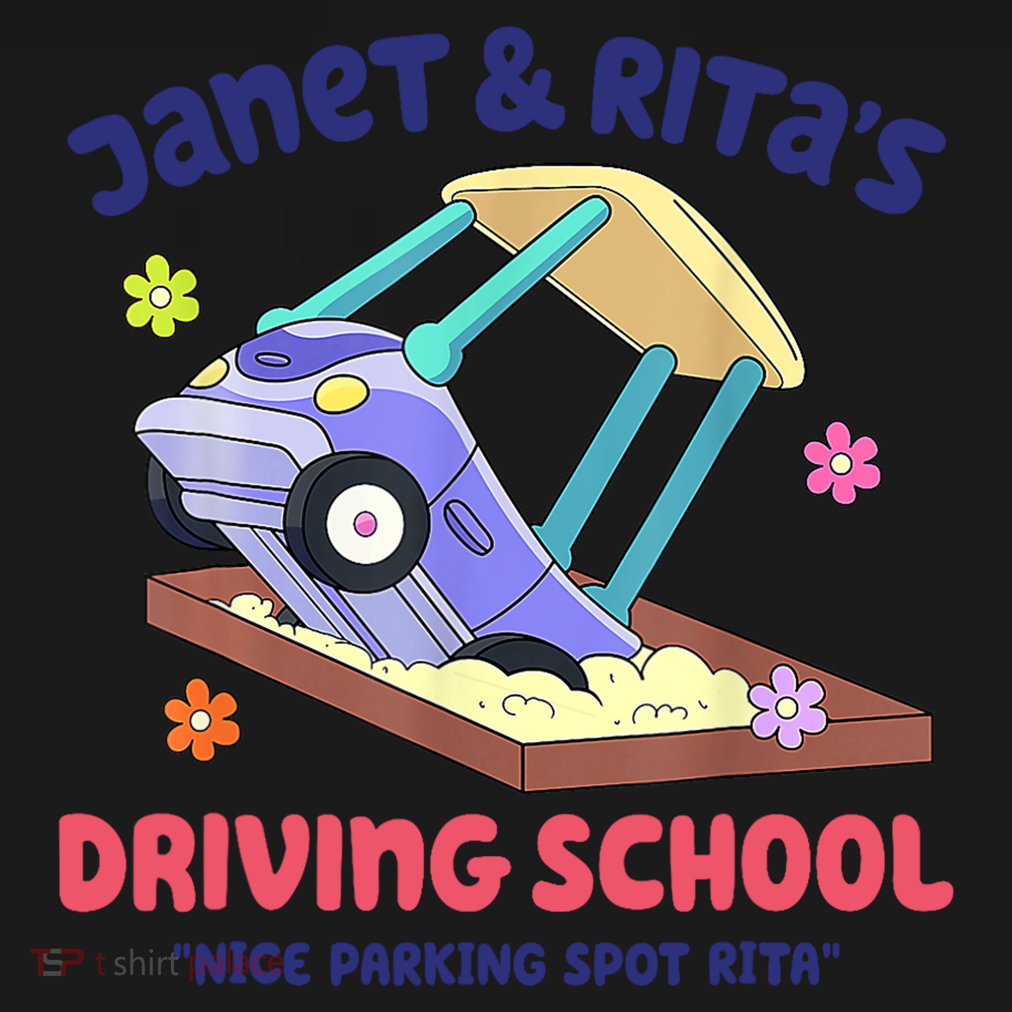 Janet & Rita Humorous Driving School Nice Parking Spot Mousepad